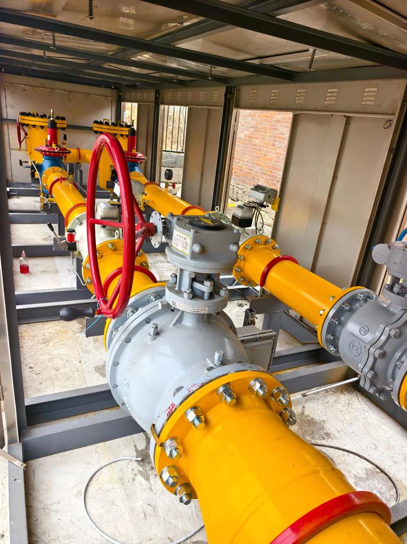 燃?xì)庹{(diào)壓柜安裝流量計(jì) 通氣完成#燃?xì)獍踩?#燃?xì)庠O(shè)備