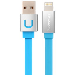 USAMS藍色數據線 iPhone 6 Plus、5s、5的理想充電伴侶